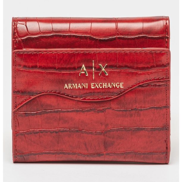 Портмоне от еко кожа с шагрен ARMANI EXCHANGE