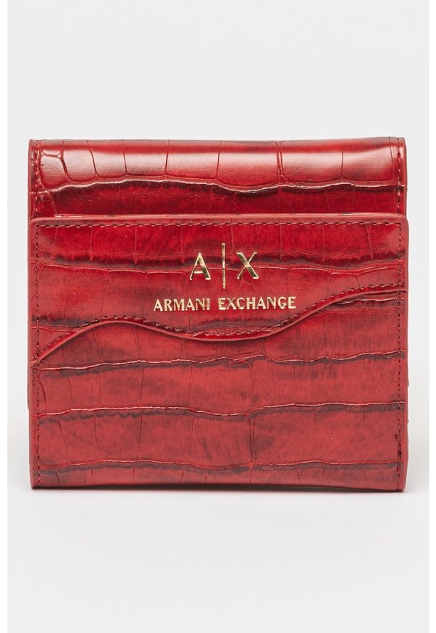 Портмоне от еко кожа с шагрен ARMANI EXCHANGE