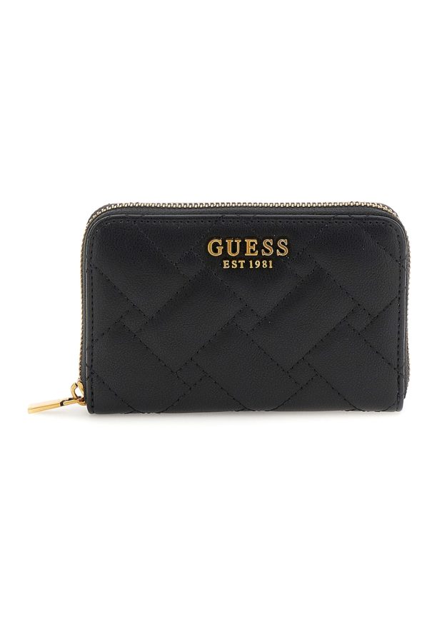 Портфейл Gracelynn от еко кожа с шевове Guess