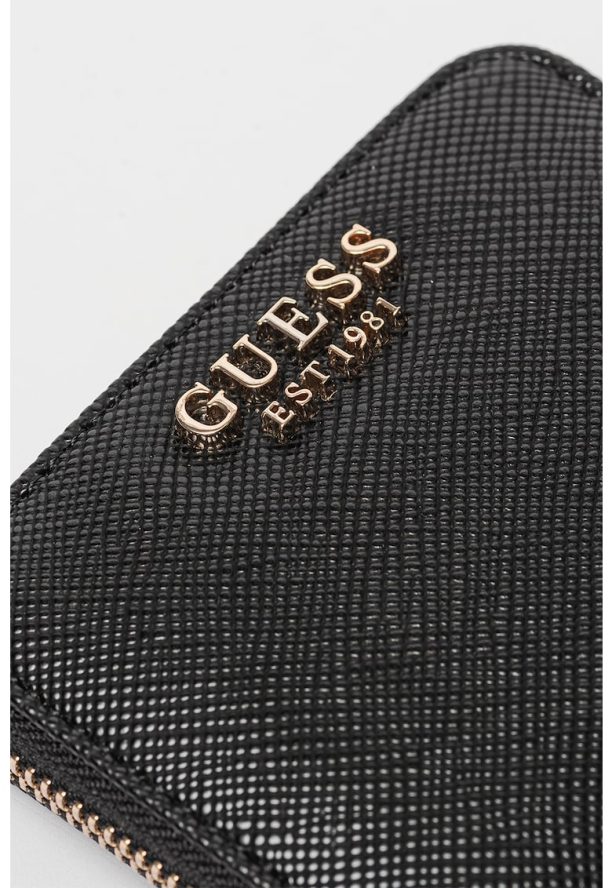 Портмоне Laurel от еко кожа с метално лого Guess