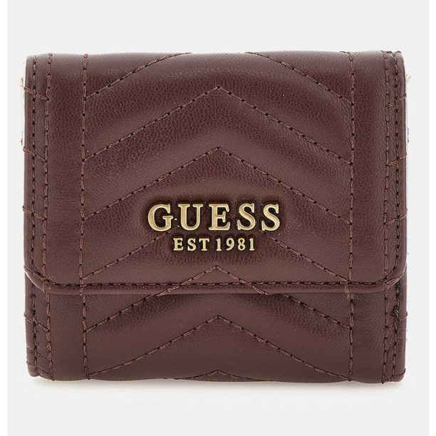 Портфейл от еко кожа Lovide с капитониран дизайн Guess