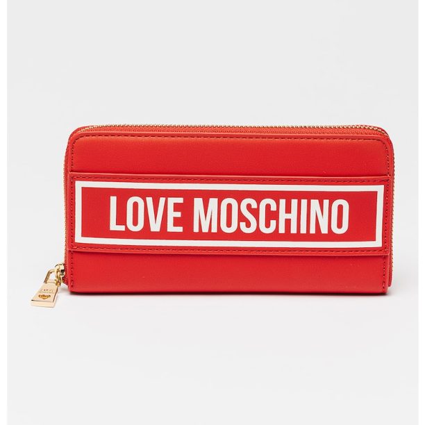 Портфейл от еко кожа с лого Love Moschino