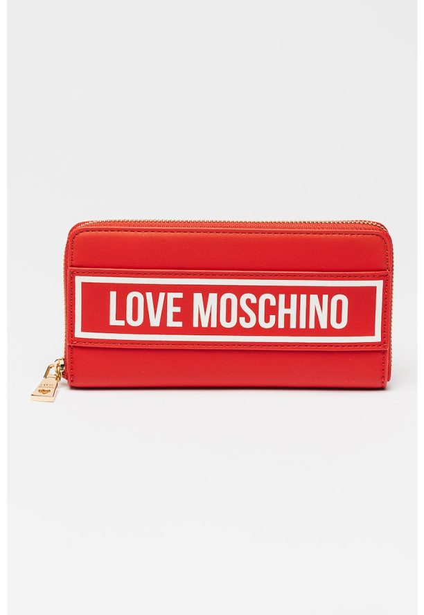 Портфейл от еко кожа с лого Love Moschino