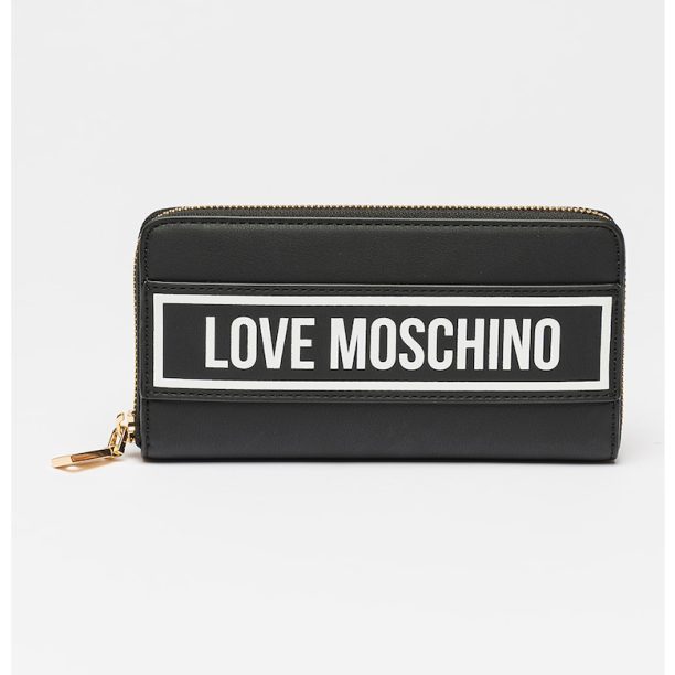 Портфейл от еко кожа с лого Love Moschino