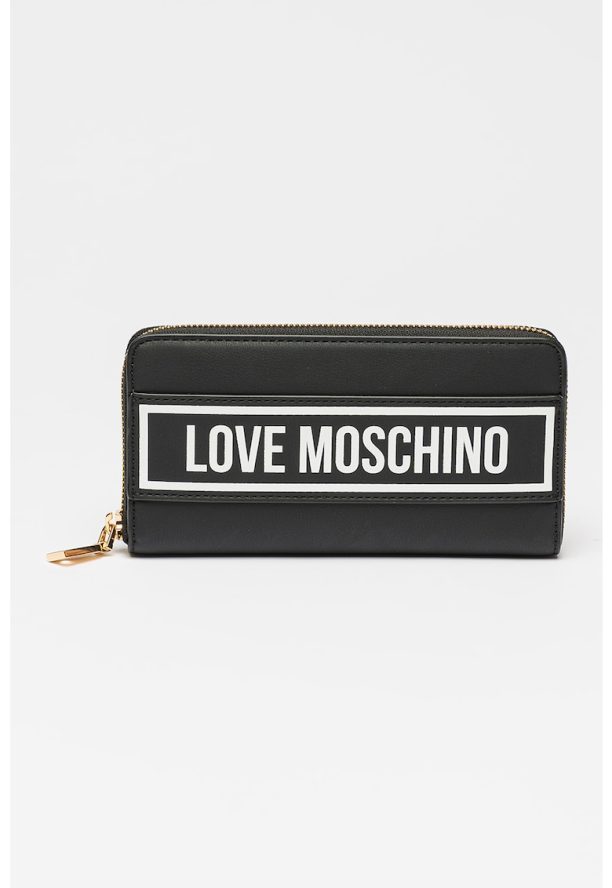 Портфейл от еко кожа с лого Love Moschino