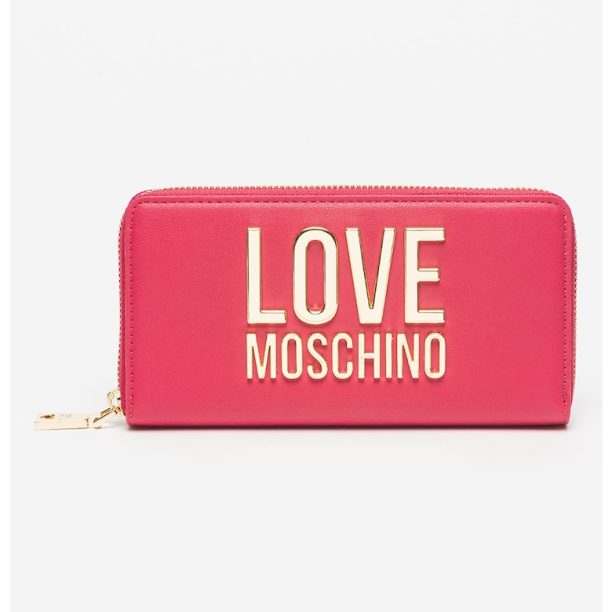 Портфейл от еко кожа с лого Love Moschino