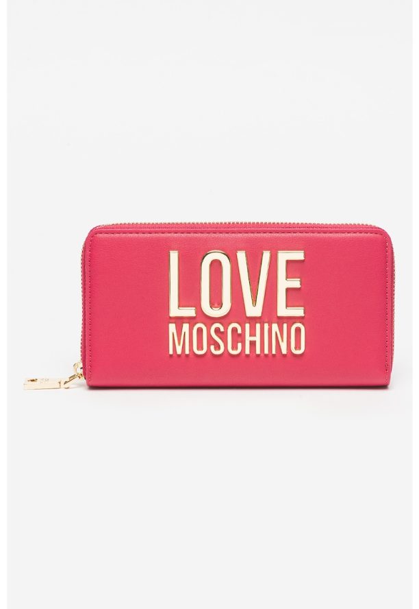 Портфейл от еко кожа с лого Love Moschino