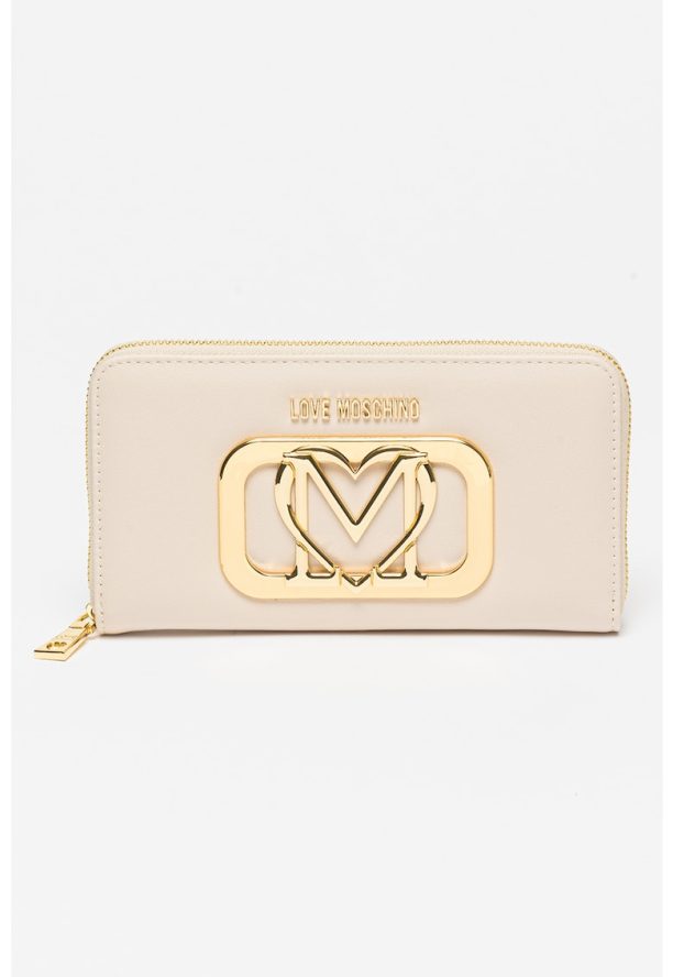 Портфейл с метално лого Love Moschino