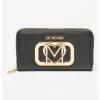 Портфейл с метално лого Love Moschino