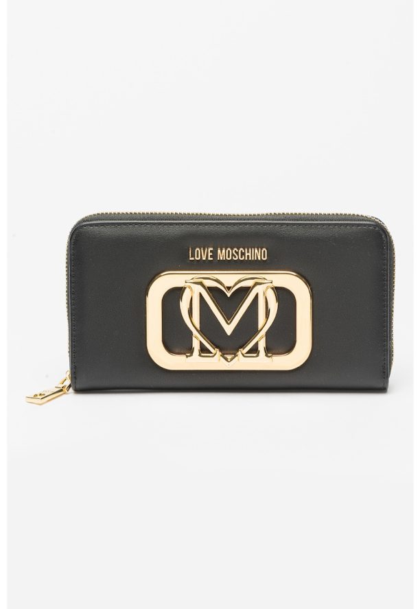 Портфейл с метално лого Love Moschino