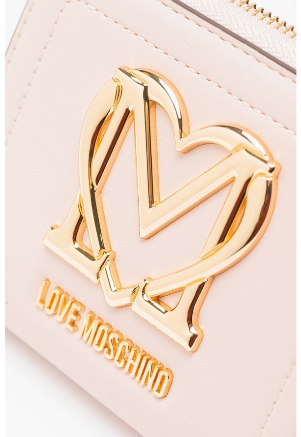 Порфейл с цип и лого Love Moschino