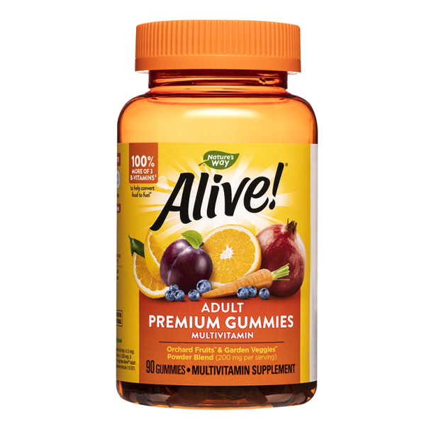 Премиум мултивитамини Алайв - Alive! Adult Premium Gummies Multivitamin