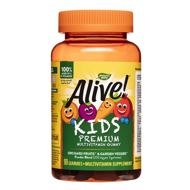 Премиум мултивитамини за деца Алайв - Alive! Kids Premium Multivitamin Gummy