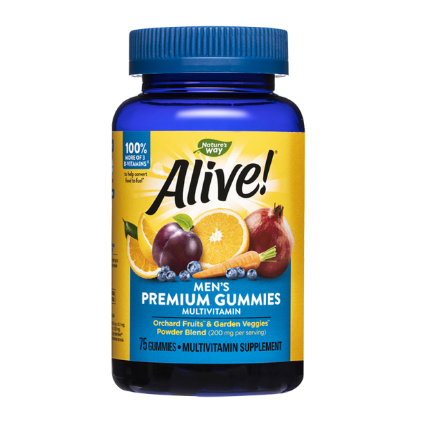 Премиум мултивитамини за мъже Алайв - Alive! Men's Premium Gummies Multivitamin