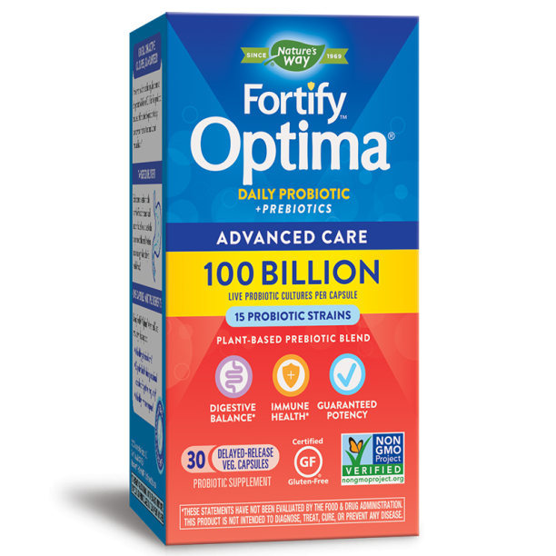 Пробиотик + пребиотици – специална грижа - Fortify Optima Probiotic Advanced Care