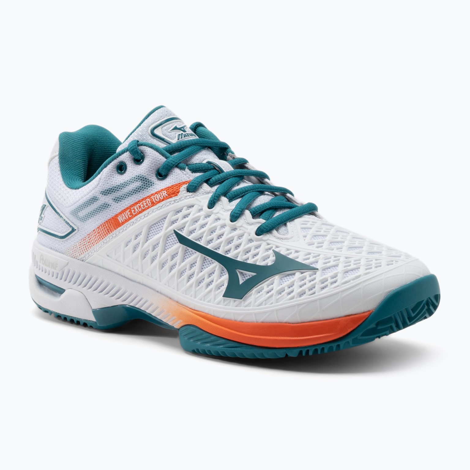 Продукти за тенис Mizuno Aw21 Wave Exceed Tour 4 Cc białe 61GC207485