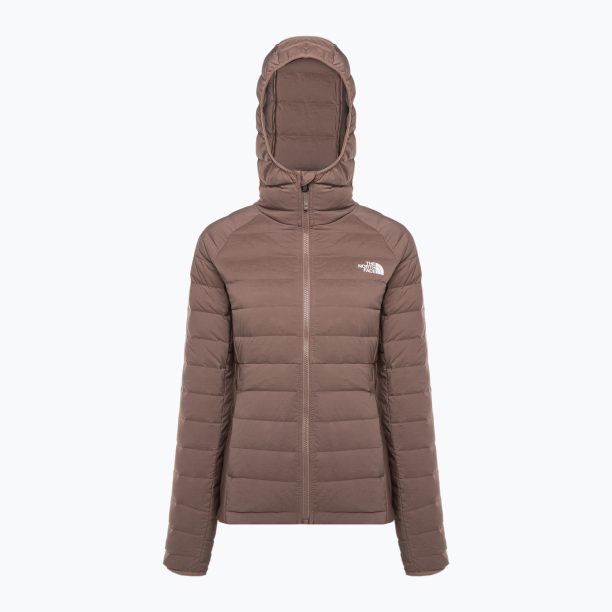 Пухено яке за жени The North Face Belleview Stretch Down Hoodie brown NF0A7UK5EFU1