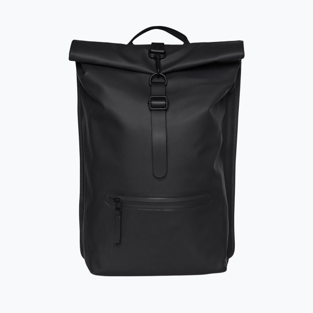 Раница Rains Rolltop Rucksack black