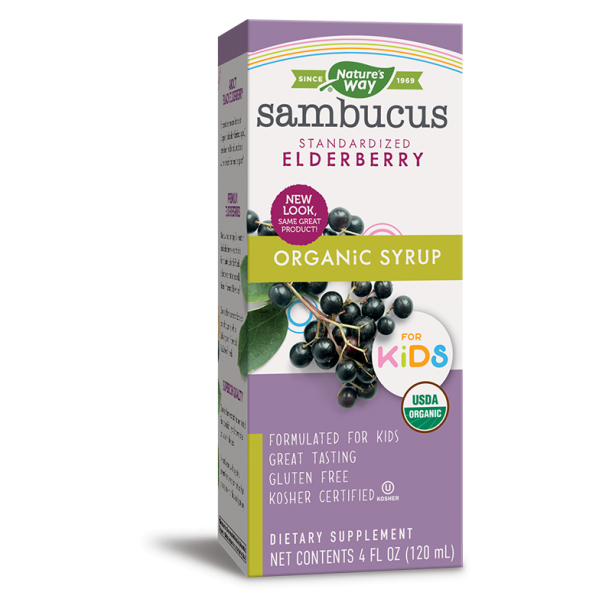 Самбукус Оргáник сироп за деца с черен бъз - Sambucus Organic Syrup for Kids