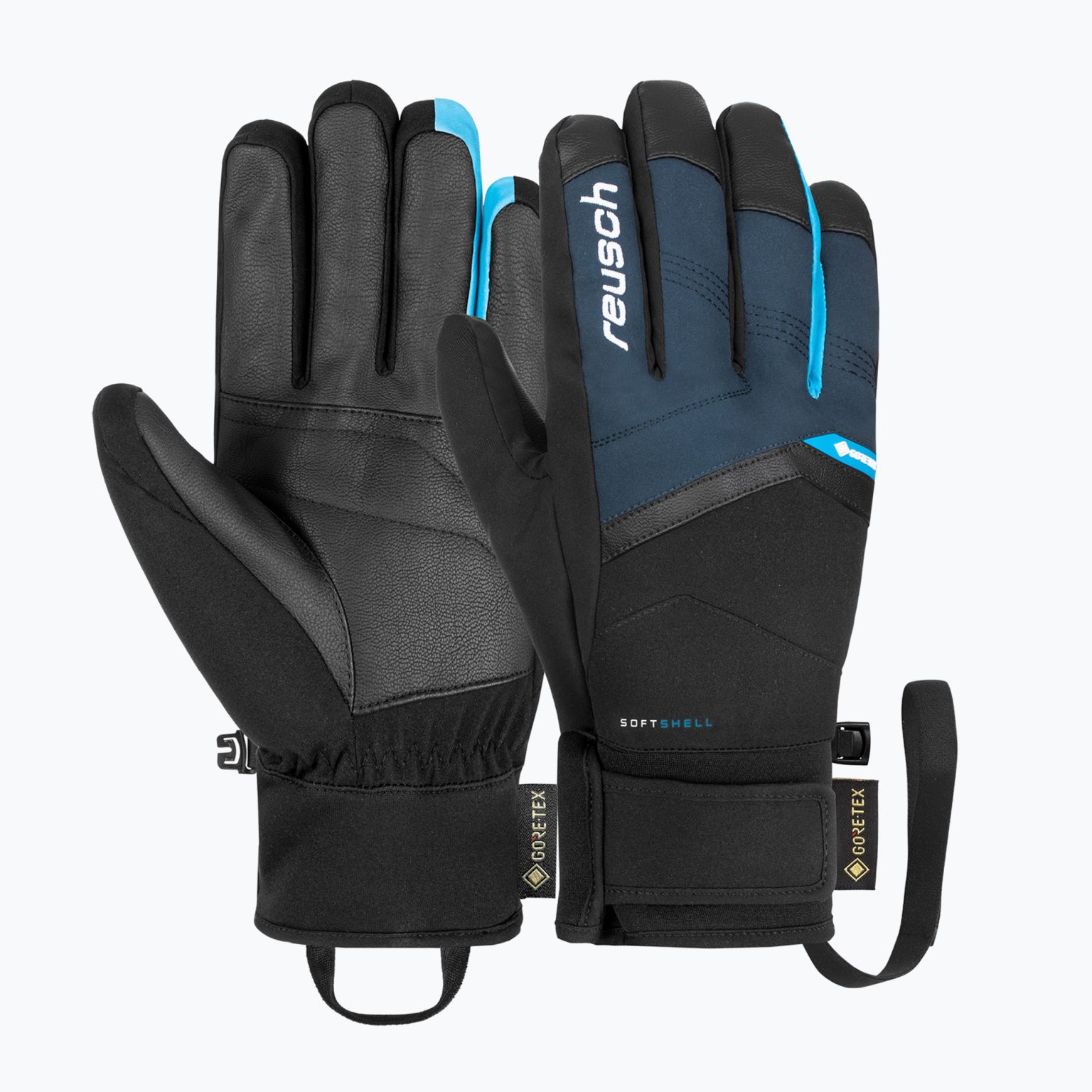 Ски ръкавица Reusch Blaster Gore-Tex рокля синя/черна