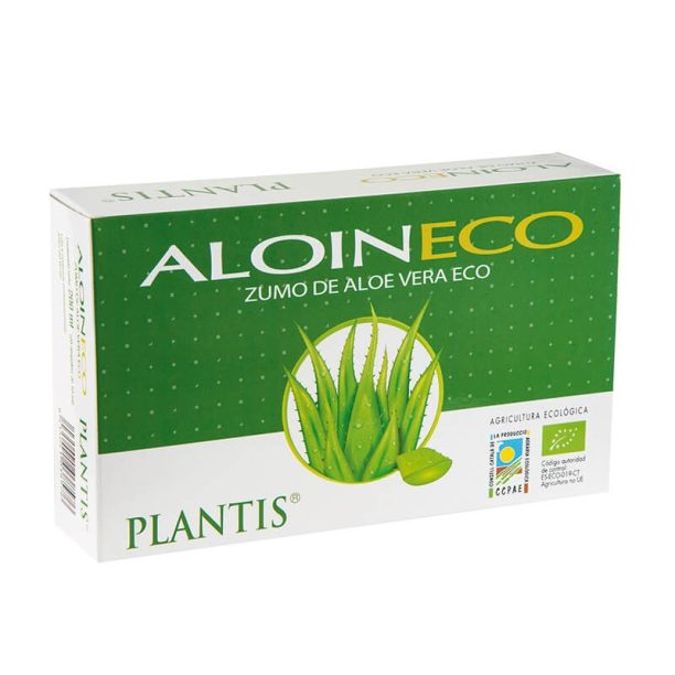 Сок от алое вера органик (без алоин) - Aloin Eco Zumo de Aloe Vera Eco /Sin Aloina/ Plantis®