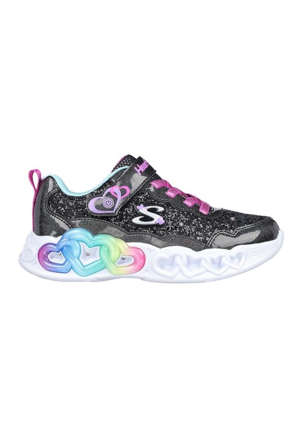 Спортни обувки Infinite Heart Light с велкро и LED светлини Skechers