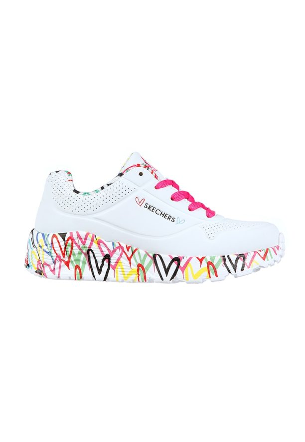 Спортни обувки Uno Lite - Lovely Luv от еко кожа Skechers