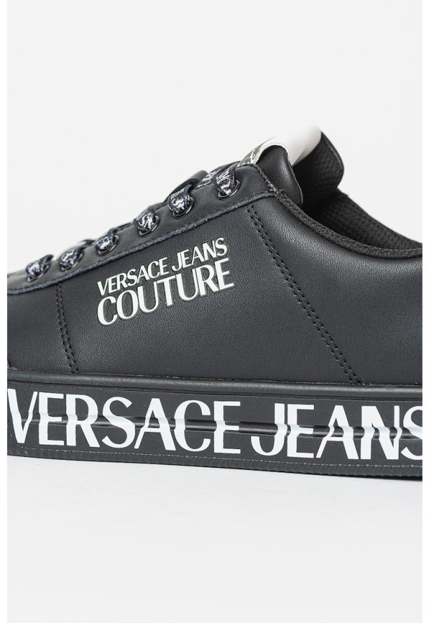 Спортни обувки от кожа и еко кожа с лого Versace Jeans Couture