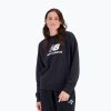 Суитшърт за тренировки за жени New Balance Essentials Stacked Logo French Terry Hoodie black NBWT31533