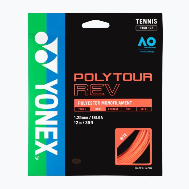 Тенис струна YONEX Poly Tour REV 125 мента