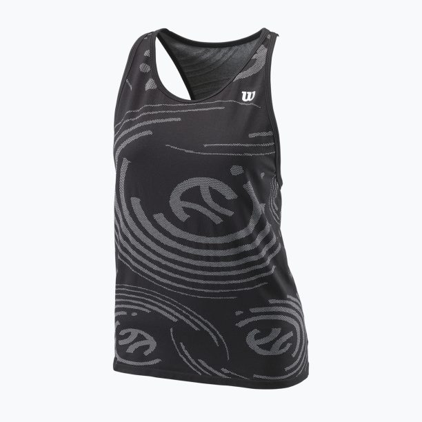 Тенис тениска за жени Wilson PWR SMLS Tank black WRA809701