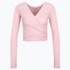 Топ за йога Moonholi Total Eclipse Wrap Top Nude pink 205