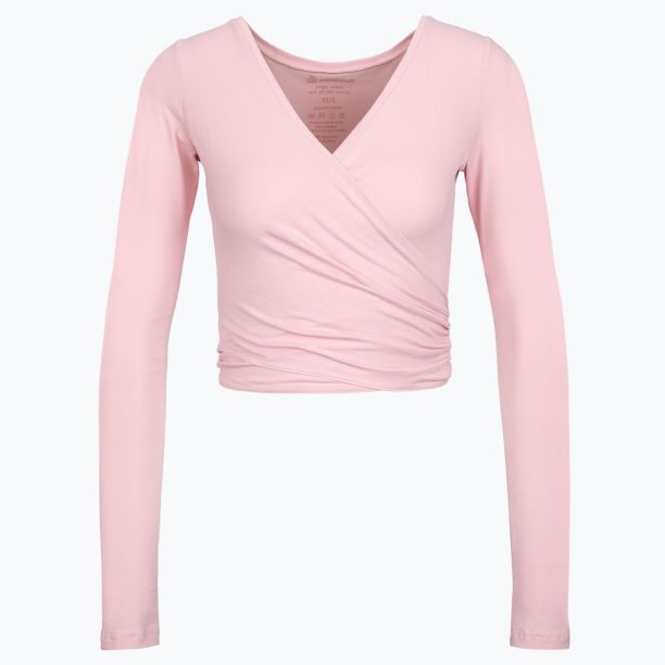 Топ за йога Moonholi Total Eclipse Wrap Top Nude pink 205