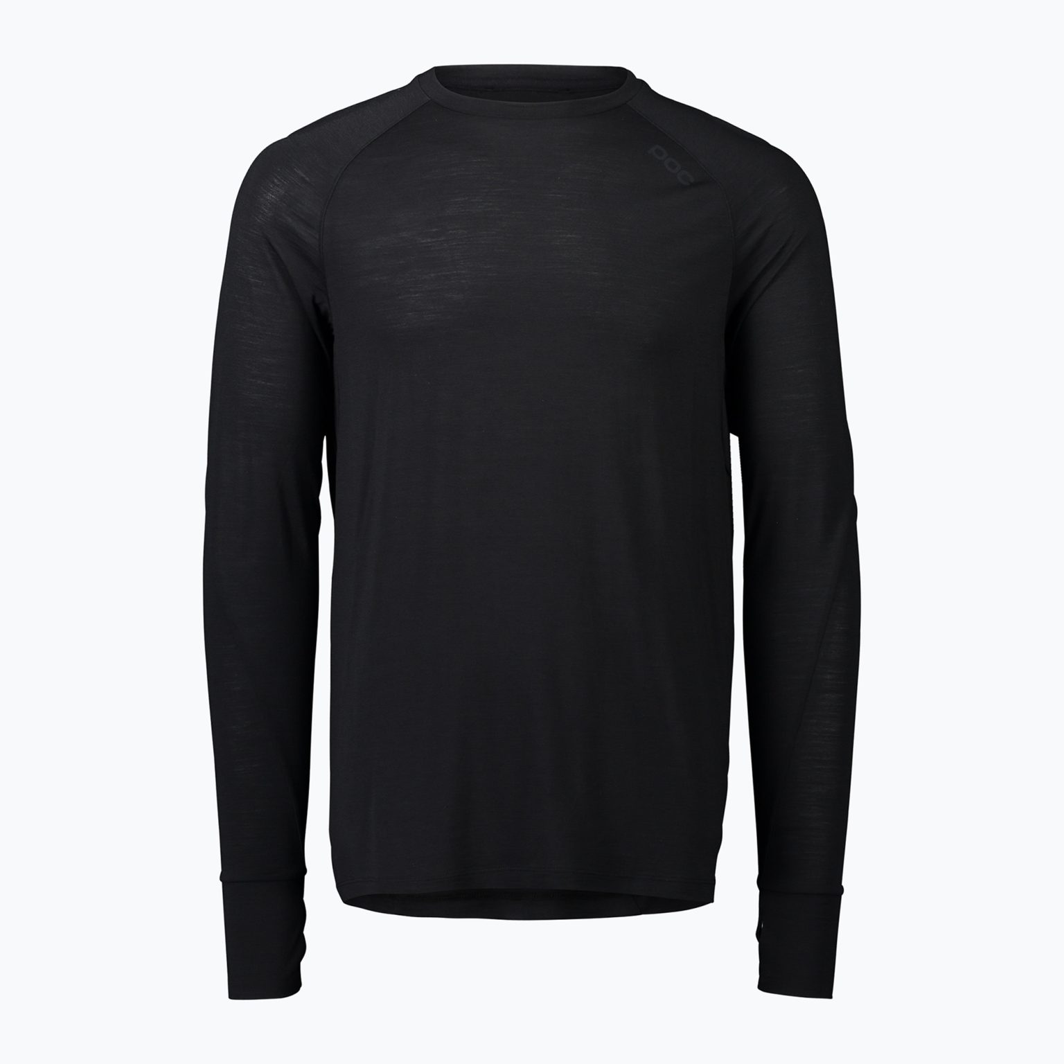 Трекинг дълъг ръкав POC Light Merino uranium black