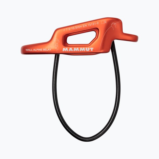 Уред за задържане MAMMUT Wall Alpine Belay orange