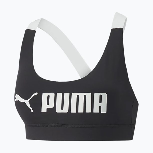 Фитнес сутиен PUMA Mid Impact Puma Fit puma black