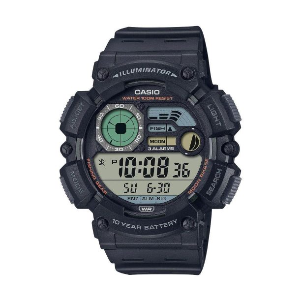 Часовник Casio Fishing Mode - WS-1500H-1AVEF ниска цена