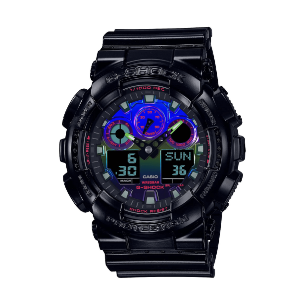 Часовник Casio G-SHOCK - GA-100RGB-1AER ниска цена