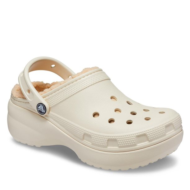 Чехли Crocs в Бежов цвят