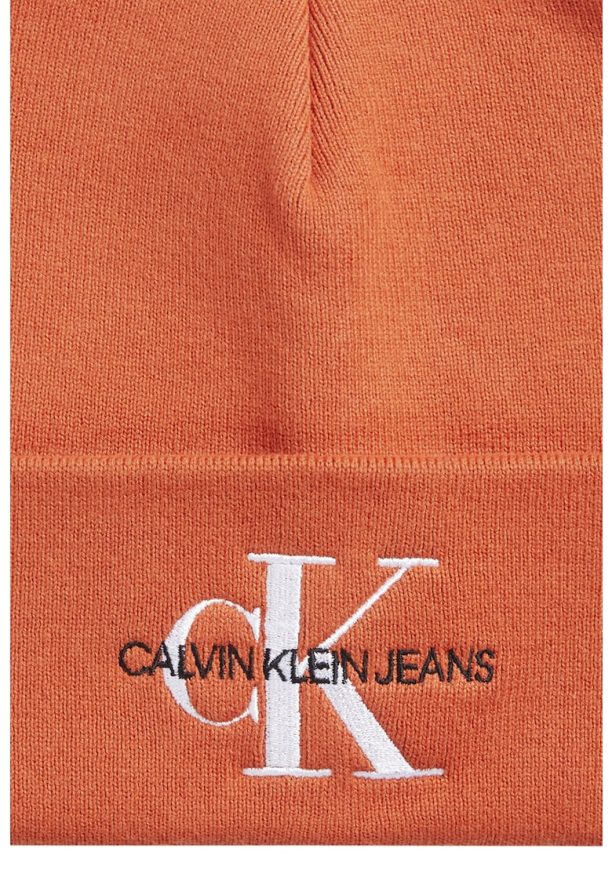 Шапка Monologo с бродирано лого CALVIN KLEIN JEANS