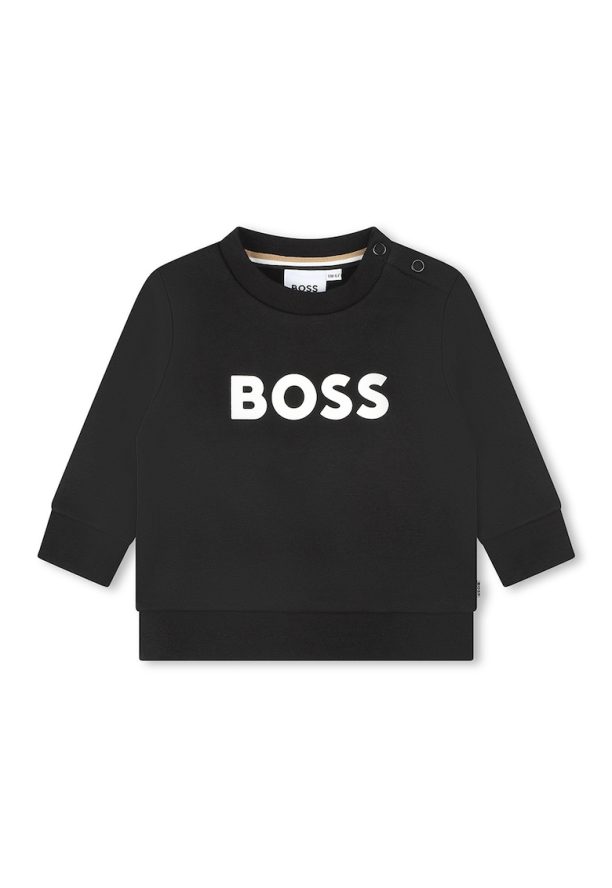 BOSS - Суитшърт с памук и лого BOSS Kidswear