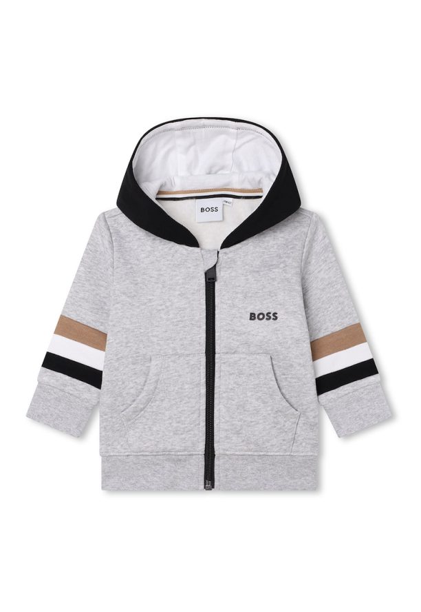 BOSS - Худи с джобове встрани BOSS Kidswear