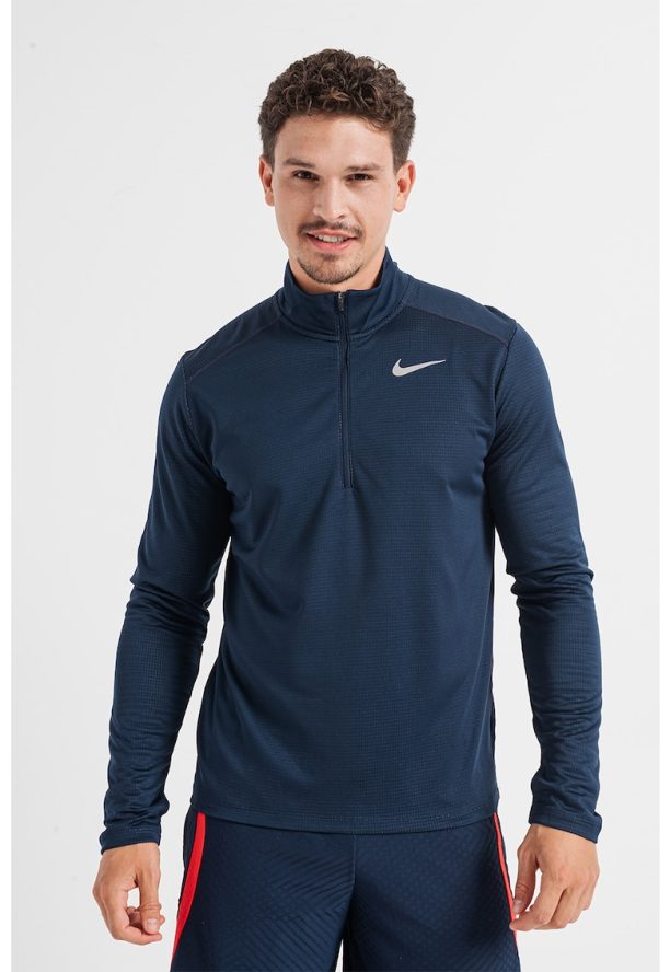 Блуза за бягане Pacer с Dri-FIT и къс цип Nike