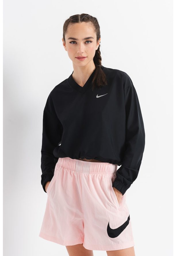 Блуза за бягане Swoosh с Dri-Fit и шпиц Nike