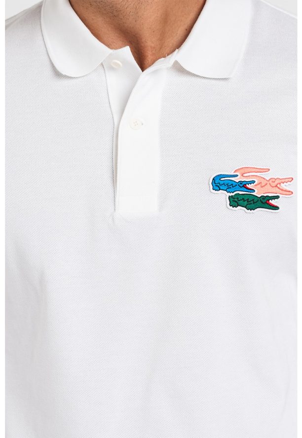 Блуза от памучно пике с яка Lacoste