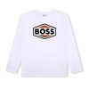 Блуза с лога BOSS Kidswear