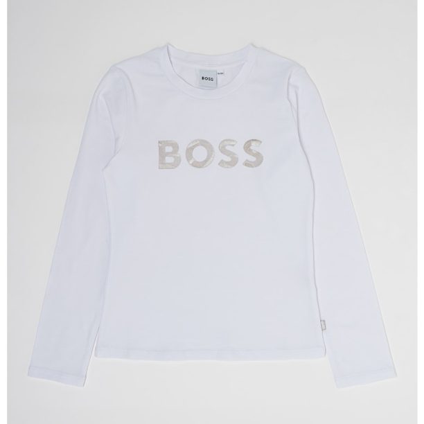 Блуза с лого BOSS Kidswear