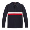 Блуза с органичен памук с яка Tommy Hilfiger