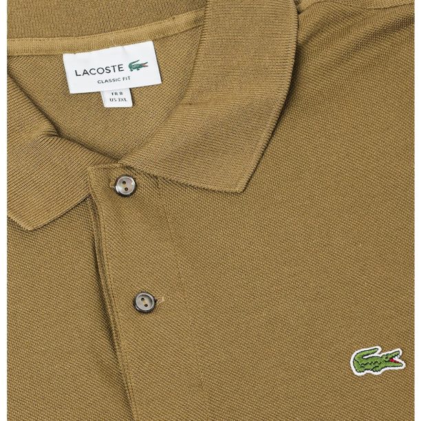 Блуза с яка и лого Lacoste