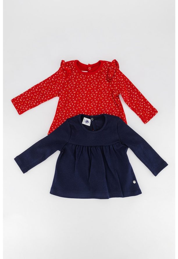 Блузи от органичен памук - 2 броя PETIT BATEAU